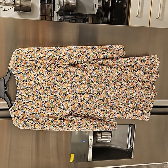 💕REFORMATION💕 Mavis Dress ~ Trix Multi-Color Floral Print 8 NWOT - Picture 13 of 16